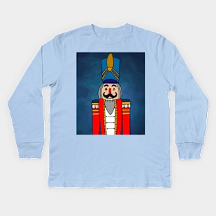 Nutcracker Figures Walnuts Kids Long Sleeve T-Shirt